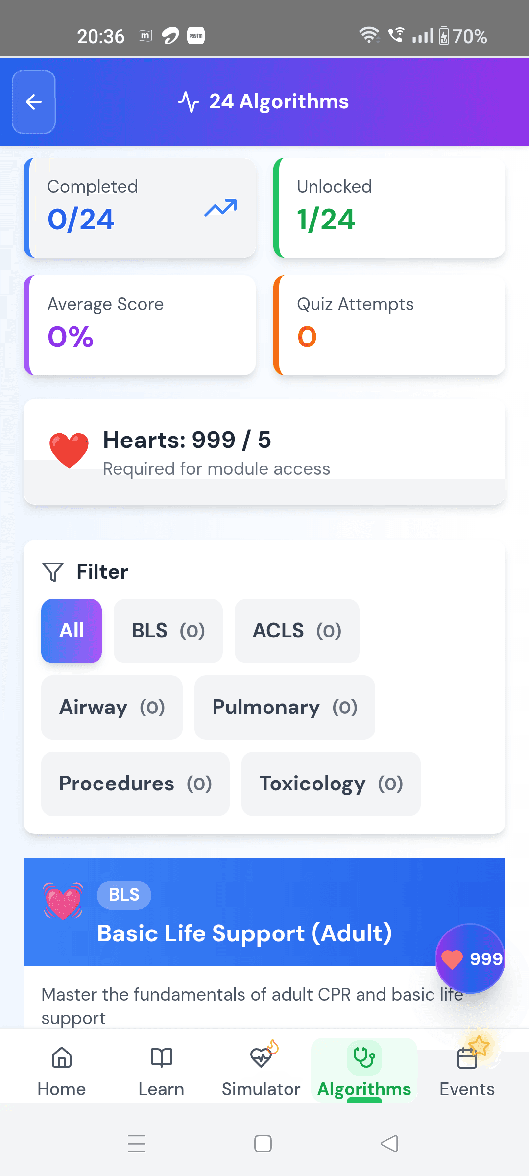 ECG Practice App Screenshot 2