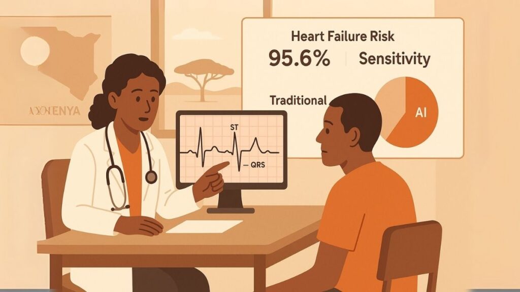 AI-ECG vs standard screening in kenya