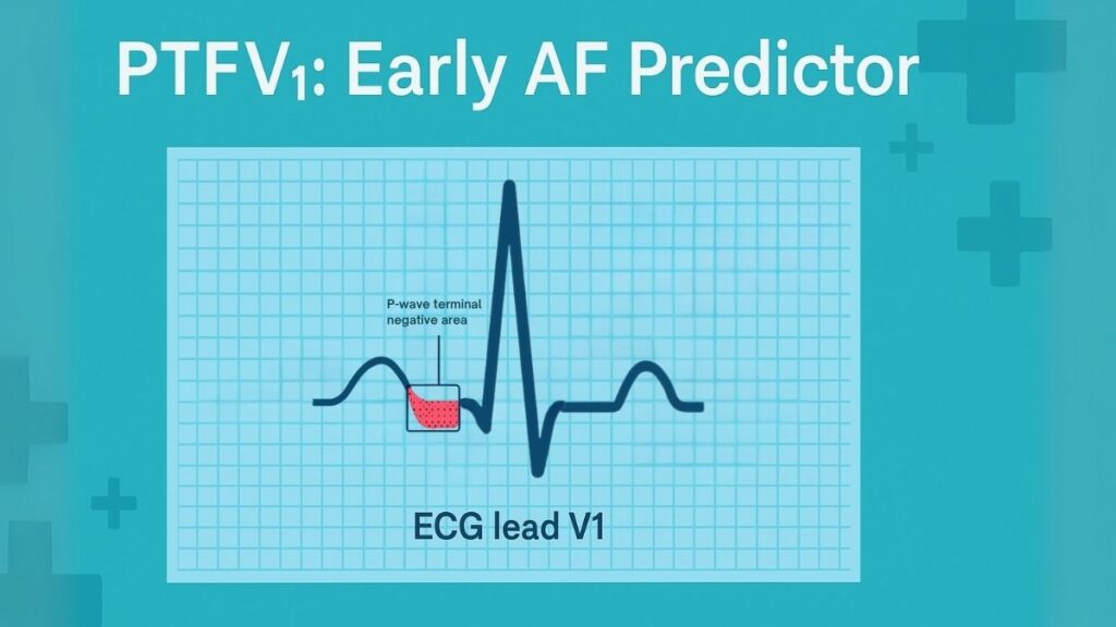 PTFV1 early AFib predictor